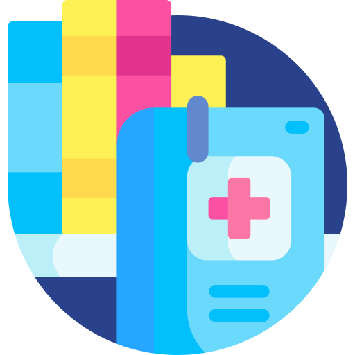 libro medico icono gratis