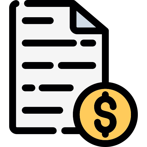 factura icono gratis