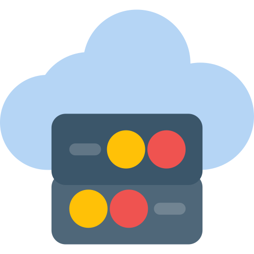 datos en la nube icono gratis