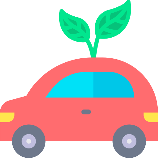 coche eléctrico icono gratis