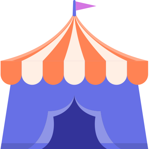 Circus Flaticons.com Lineal Color icon