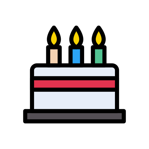 cumpleaños icono gratis