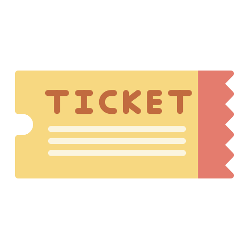 Tickets Generic color fill icon