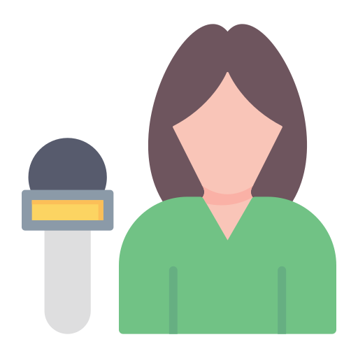 journaliste Icône gratuit journaliste Icône gratuit