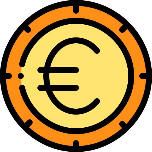 euro icono gratis