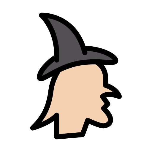 sorcière Icône gratuit