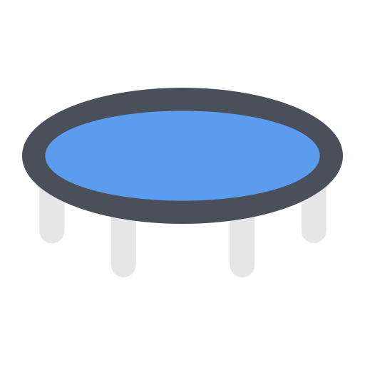 trampolín icono gratis