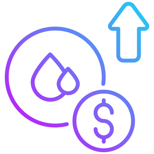 precio del petróleo icono gratis