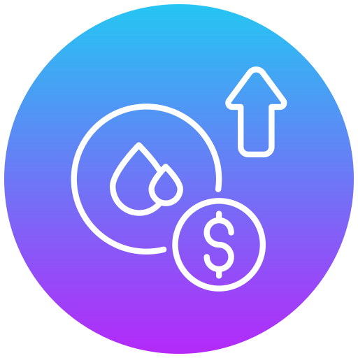 precio del petróleo icono gratis