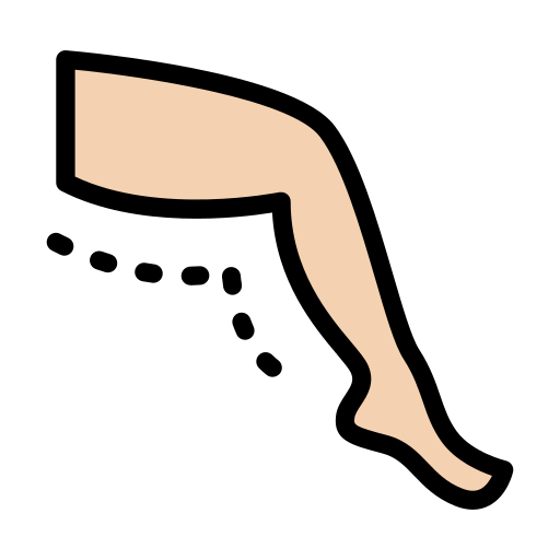 Thigh Generic color lineal-color icon