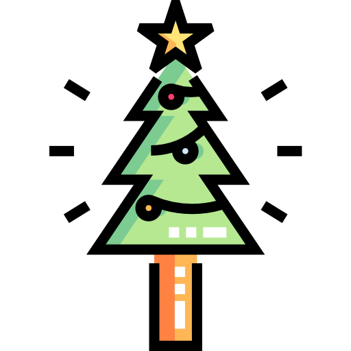 árbol de navidad icono gratis