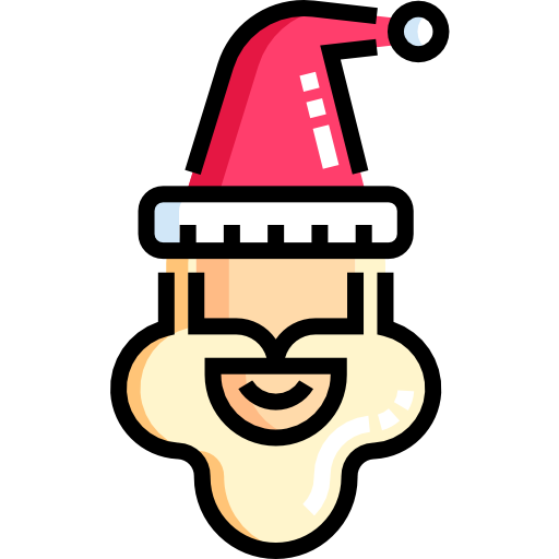 papá noel icono gratis