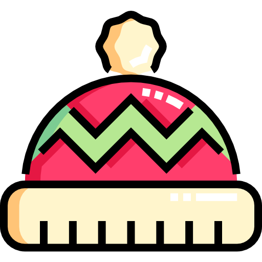 sombrero de invierno icono gratis