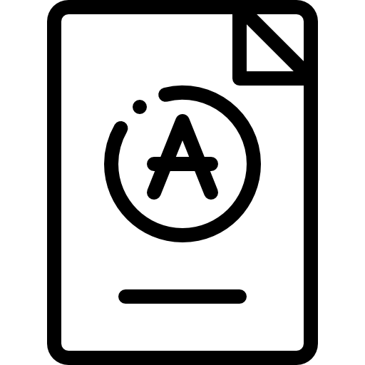 Exam Detailed Rounded Lineal Icon