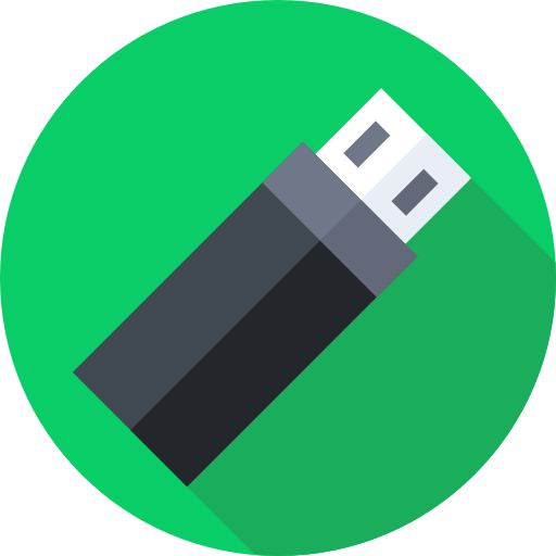 Usb Flat Circular Flat icon