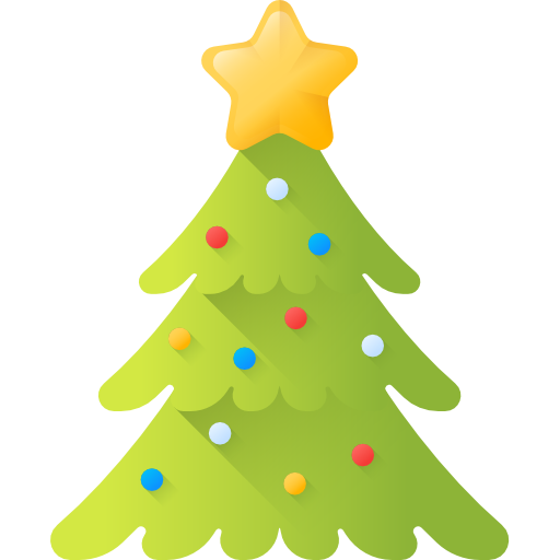 árbol de navidad icono gratis