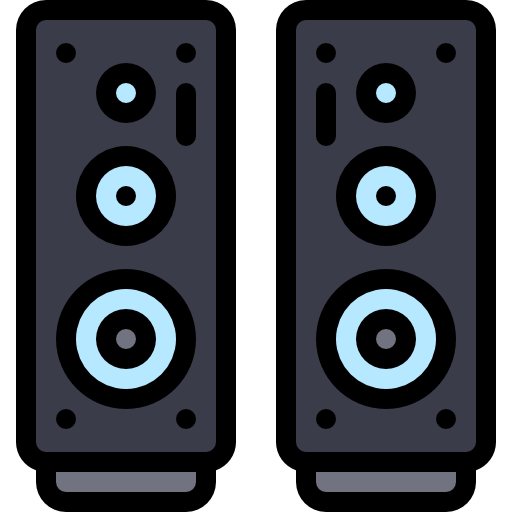 altavoces icono gratis