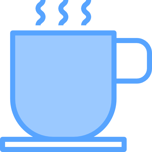 Coffee cup Catkuro Blue icon