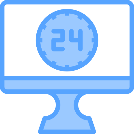 24 hours free icon