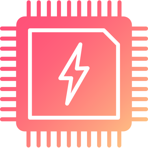 chip electrico icono gratis