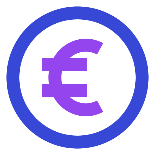 euro icono gratis