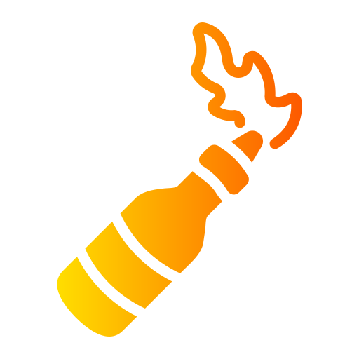 coctel molotov icono gratis