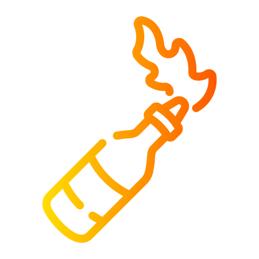 coctel molotov icono gratis