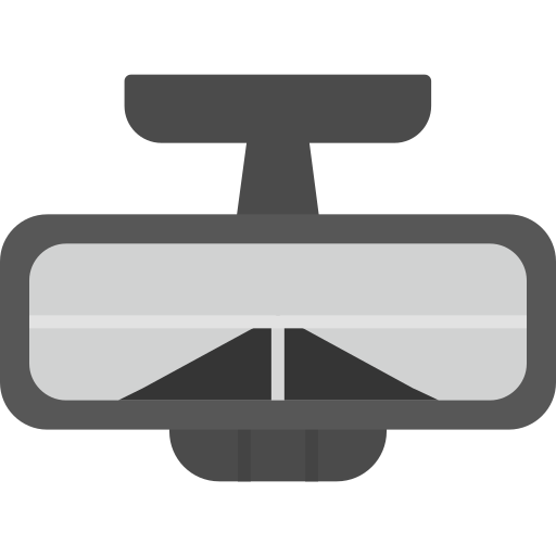 espejo retrovisor icono gratis