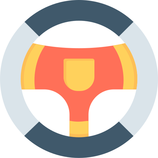 Steering wheel free icon