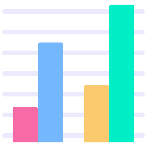 Graph bar Generic color fill icon