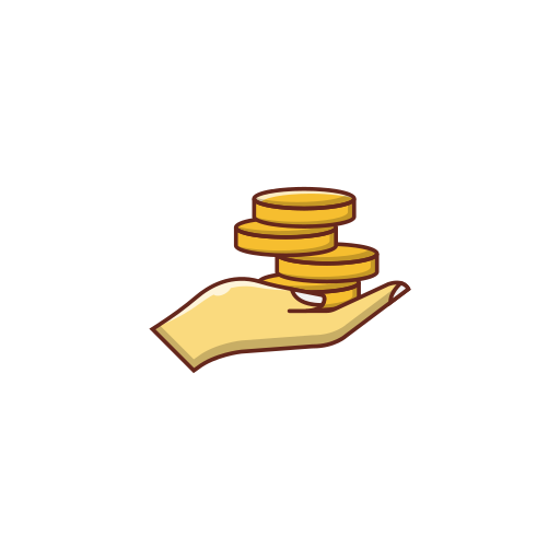 monedas icono gratis