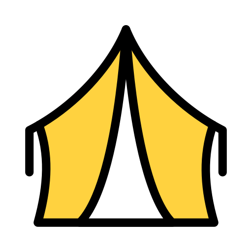 acampar icono gratis