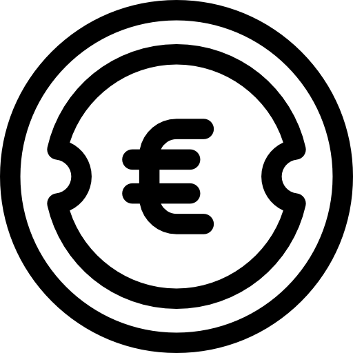 euro icono gratis