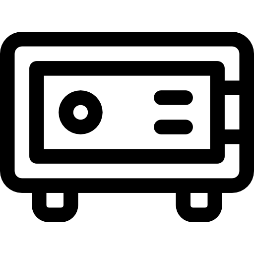 Safebox Basic Rounded Lineal icon