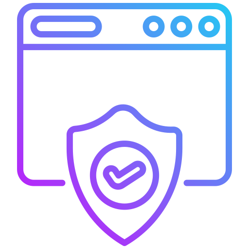 seguridad web icono gratis