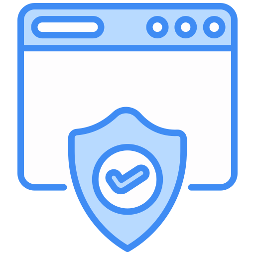 seguridad web icono gratis