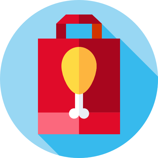 bolsa de compras grátis ícone