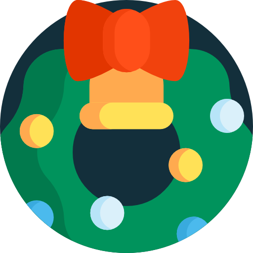 guirlande de noël Icône gratuit guirlande de noël Icône gratuit