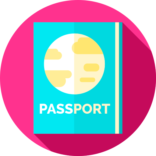 pasaporte icono gratis