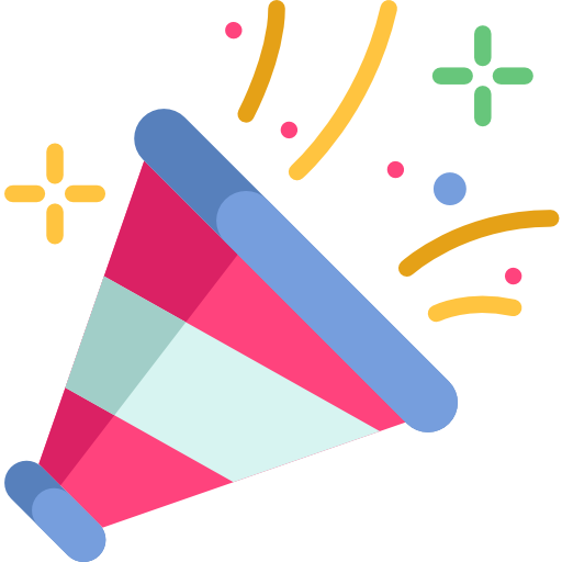 Confetti Special Flat icon