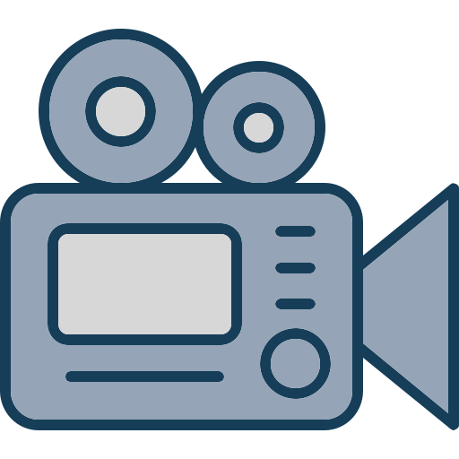 câmera de filme grátis ícone