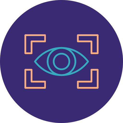 visión icono gratis