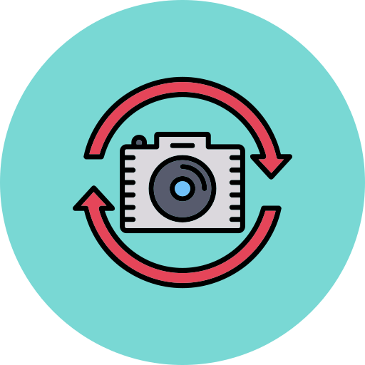 Switch camera free icon Switch camera free icon