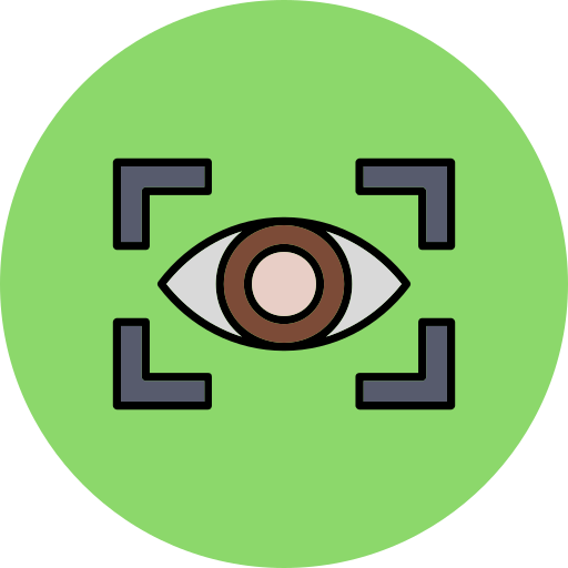 visión icono gratis