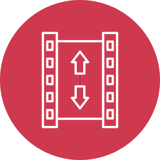 película de cámara icono gratis