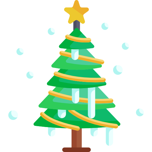 árbol de navidad icono gratis