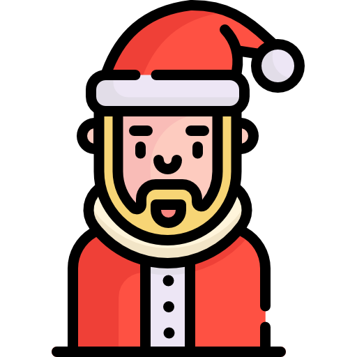 papá noel icono gratis