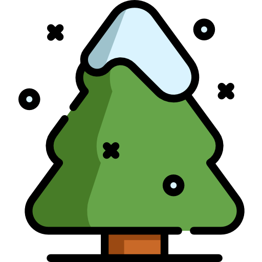 árbol de navidad icono gratis