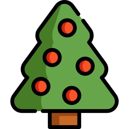 árbol de navidad icono gratis