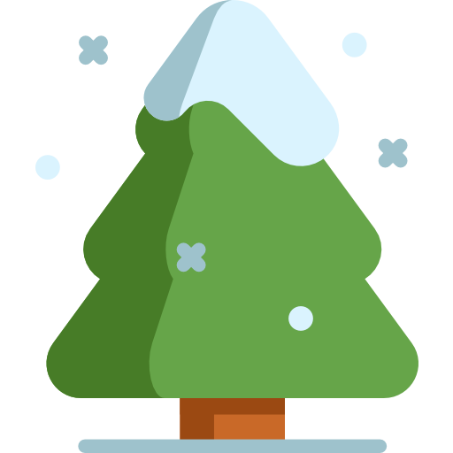 árbol de navidad icono gratis